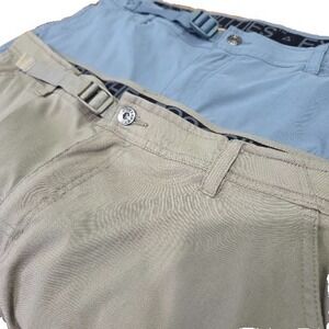 Gerry Venture Men's Cargo Shorts Stretch Size 38 Adjustable Waist Belt Lot of 2